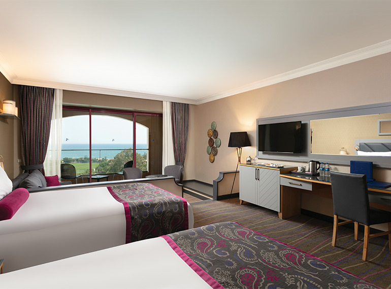 Sirene Belek Hotel Junior Suit Deniz Detail Tablet